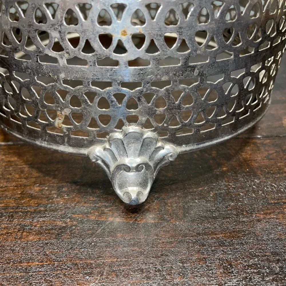 Oval Small Oven Crock Pot Holder Mara Weller Specialty Metal‎ Caddy Stand